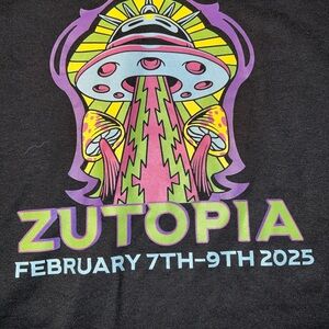 Gildan Black Tee with Vibrant Graphic Design